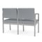 Lesro Lenox 2 Seat Tandem Seating W/ No Center Arm, 43.5 in W 24.5 in L 32 in H LS2101 - alternate 2